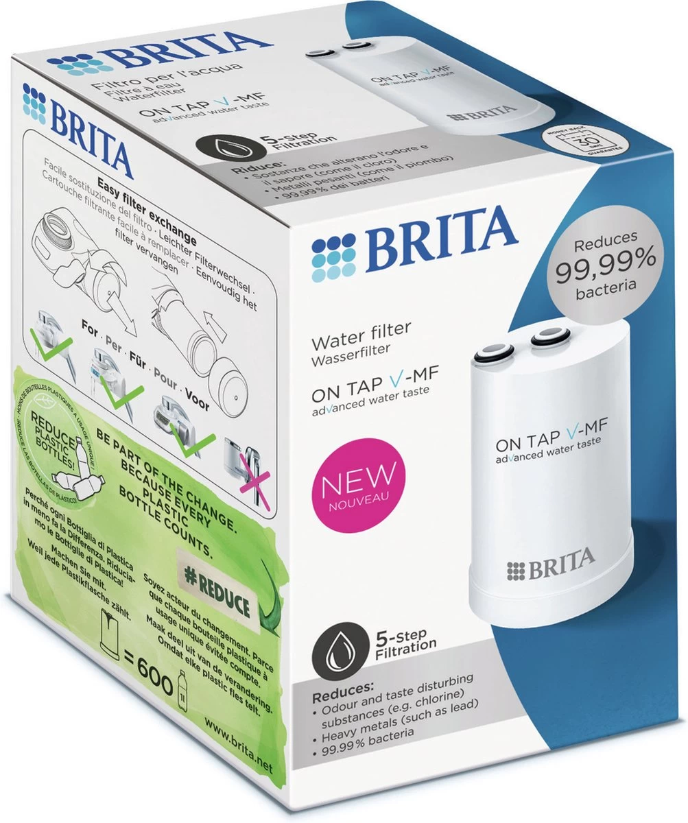Brita op kraan waterfilterpatroon HF Brita Op Kraan Waterfilterpatroon HF -Bol Waterkoker Winkel