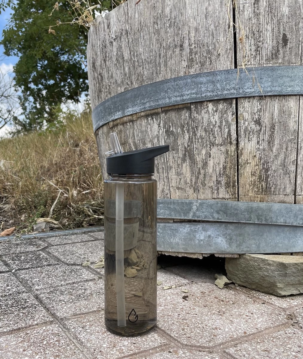 Wattamula - Milieuvriendelijke waterfles met rietje - 700 ML - Taupe transparant - Drinkfles Wattamula - Milieuvriendelijke Waterfles Met Rietje - 700 ML - Taupe Transparant - Drinkfles -Bol Waterkoker Winkel 1014x1200 2