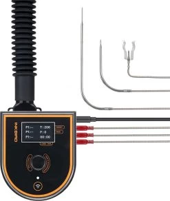 INKBIRD ISC-007BW EU Automatische Voedselthermometer Voor Big Green Egg, Kamado Joe, Meater, Weber, Primo, Vision Grill, Akorn Kamado, Smoker Controller EU