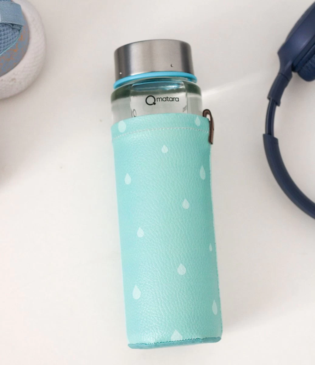 Duurzame Waterfles - Glas - Glazen Drinkfles - 550ml - Inclusief Sleeve - Mint Groen Duurzame Waterfles - Glas - Glazen Drinkfles - 550ml - Inclusief Sleeve - Mint Groen -Bol Waterkoker Winkel 1037x1200 1