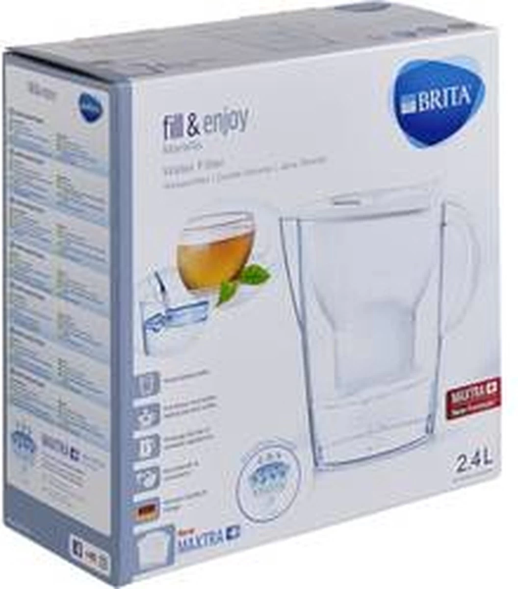 BRITA - Waterfilterkan Marella Cool - Wit - 2,4L BRITA - Waterfilterkan Marella Cool - Wit - 2,4L -Bol Waterkoker Winkel 1056x1200 1