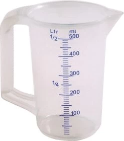 Maatbeker 1/2 Liter