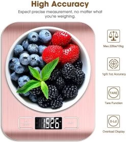 Imtex Digitale Precisie Keukenweegschaal - Tot 5000 Gram (5kg) - RVS Rosé 10 Imtex Digitale Precisie Keukenweegschaal - Tot 5000 Gram (5kg) - RVS Rosé -Bol Waterkoker Winkel 1069x1200