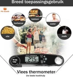 Merkloos PK Goods BBQ Thermometer- BBQ Accesoires -Draadloze Thermometer- Kernthermometer - Waterdicht- Vleesthermometer -Bol Waterkoker Winkel 1075x1200 4