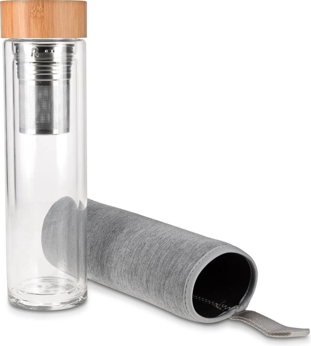 Navaris glazen theefles met filter - 500 ml - Waterfles van glas - Dubbelwandige drinkfles - Fles met bamboe dop, thee infuser en hoes Navaris Glazen Theefles Met Filter - 500 Ml - Waterfles Van Glas - Dubbelwandige Drinkfles - Fles Met Bamboe Dop, Thee Infuser En Hoes -Bol Waterkoker Winkel 1079x1200 1