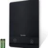 Formilo Digitale Precisie Keukenweegschaal - Weegschaal Keuken Met Tarra Functie - 1gr Tot 5kg - Inclusief Batterijen - Zwart