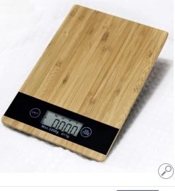 Merkloos Keukenweegschaal - Digitale Precisie - Bamboe Hout - Tare Functie - Keukenweegschaal - Digitaal- Duurzaam Bamboe - Tot 5KG - Keukenweegschaal Bamboe - Digitale Precisie Weegschaal - TipTouch Toetsen - Tot 5000 Gram - Bruin -Bol Waterkoker Winkel 1099x1200