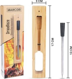 Mancor Vleesthermometer Met Bluetooth En App - BBQ Accessoires Thermometer - Keukenthermometer Digitaal -Bol Waterkoker Winkel 1101x1200