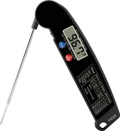 Movi BASIC ® - Vleesthermometer – BBQ Thermometer- Inclusief E-Book – Kernthermometer – Kamado - Barbecue – Suikerthermometer – Digitaal – Keukenthermometer – Kerntemperatuurmeter