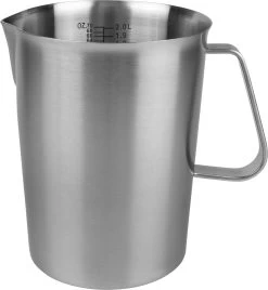 Krumble Maatbeker Met Schenktuit - Maatbekers - Meetbeker Voor Koken En Bakken - Maatkan - Kookgerei - Mengbeker - Blender Beker - RVS - 2 Liter - 14,5 X 17 X 14,5 Cm (lxbxh) - Zilver -Bol Waterkoker Winkel 1106x1200 4