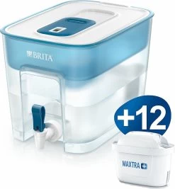 BRITA - Waterfilterkan - Flow Cool - Blauw - 8,2L + 12 Pack MAXTRA+ Waterfilterpatronen - Voordeelverpakking -Bol Waterkoker Winkel 1111x1200 2