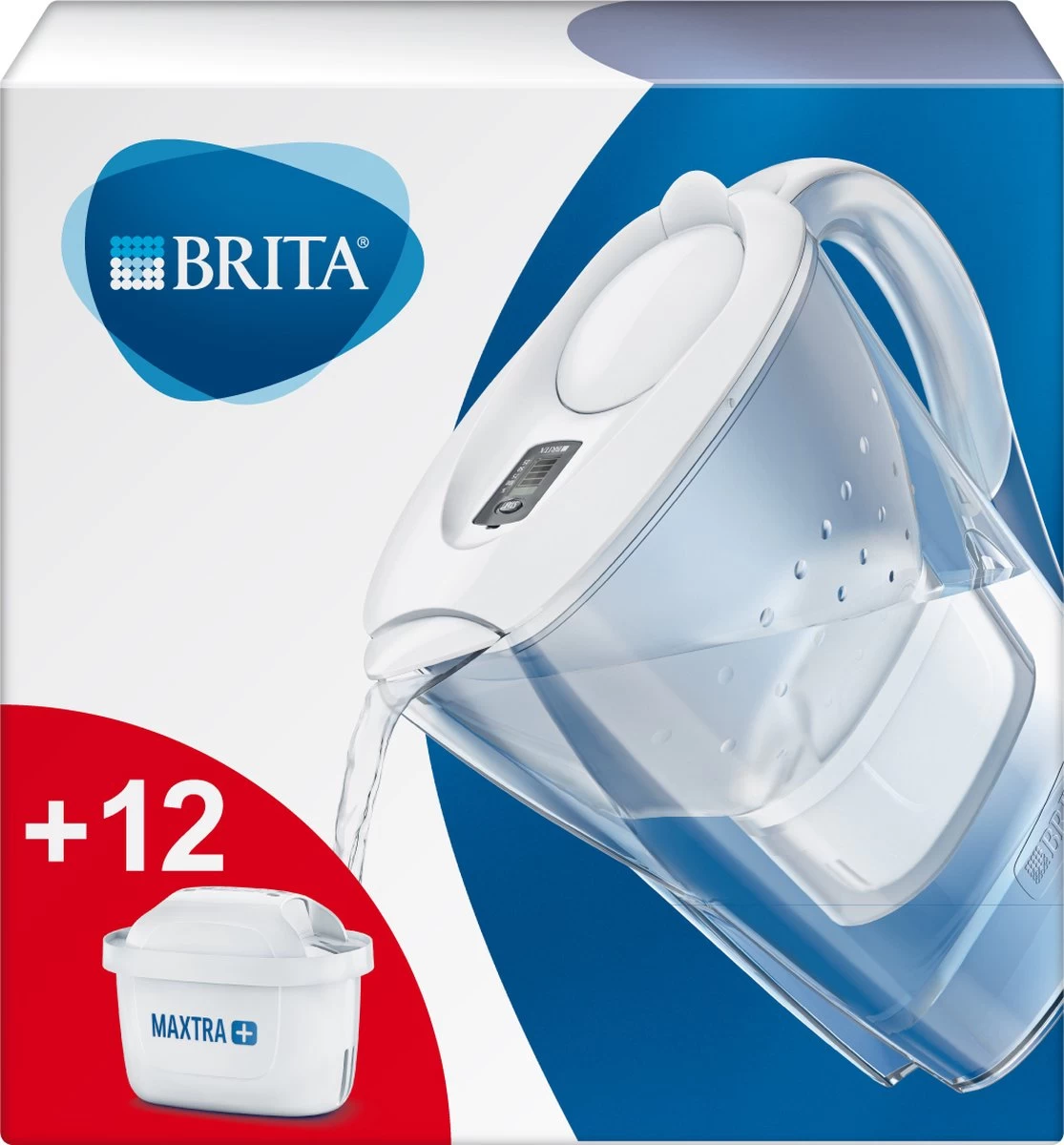 BRITA - Waterfilterkan Marella Cool - Wit - 2,4L + 12 MAXTRA+ Waterfilterpatronen BRITA - Waterfilterkan Marella Cool - Wit - 2,4L + 12 MAXTRA+ Waterfilterpatronen -Bol Waterkoker Winkel 1115x1200 3