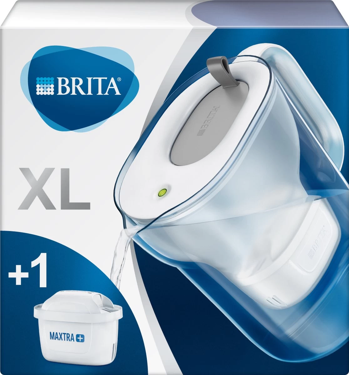 BRITA - Waterfilterkan Style XL - Grijs - 3,5L BRITA - Waterfilterkan Style XL - Grijs - 3,5L -Bol Waterkoker Winkel