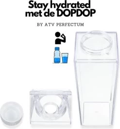 2 X DOPDOP Transparante Drinkfles BUNDEL - Melkfles - Waterfles - Dop -Bol Waterkoker Winkel 1117x1200 1