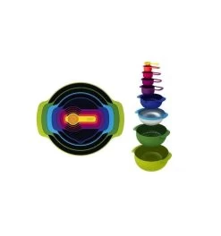 Joseph Joseph Nest 9 Plus - Meng-en-Maatkommen - Antislip - Multikleur -Bol Waterkoker Winkel 1122x1200 4