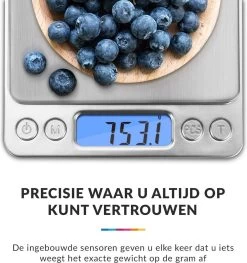 Keukenweegschaal Digitaal Met Kom - Precisie Weegschaal RVS - 2000g X 0.1g 8 Keukenweegschaal Digitaal Met Kom - Precisie Weegschaal RVS - 2000g X 0.1g -Bol Waterkoker Winkel 1128x1200