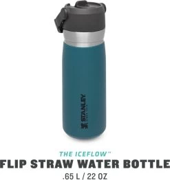 Stanley The IceFlow™ Flip Straw Water Bottle 0,65L - Thermosfles - Lagoon 4 Stanley The IceFlow™ Flip Straw Water Bottle 0,65L - Thermosfles - Lagoon -Bol Waterkoker Winkel 1130x1200