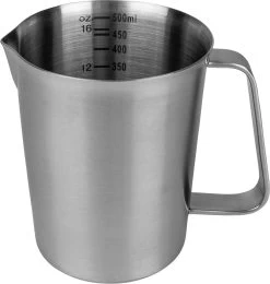 Krumble Maatbeker Met Schenktuit - Maatbekers - Meetbeker Voor Koken En Bakken - Maatkan - Kookgerei - Mengbeker - Blender Beker - RVS - 500 Ml - 9 X 9,5 X 11 Cm (lxbxh) - Zilver -Bol Waterkoker Winkel 1138x1200 2