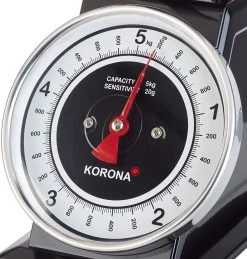 Korona Tom Keukenweegschaal - Retro - Tot 5 Kg - Zwart / Zilver -Bol Waterkoker Winkel 1145x1200