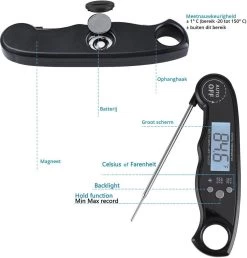 Igoods Digitale Thermometer Voor Keuken, Koken, Voedsel Melk, Vlees, Oven, BBQ, Water, Thee Voor Binnen En Buiten, Waterdicht, RVS, Ultrasnel 4 Igoods Digitale Thermometer Voor Keuken, Koken, Voedsel Melk, Vlees, Oven, BBQ, Water, Thee Voor Binnen En Buiten, Waterdicht, RVS, Ultrasnel -Bol Waterkoker Winkel 1149x1200 6