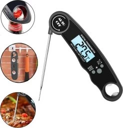 Digitale Thermometer Voor Keuken - Koken - Voedsel - Melk - Vlees - Flesopener - Digital - Bottle Opener
