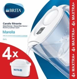 BRITA Waterfilterbundel Marella Cool White + 4 MAXTRA+ Filterpatronen -Bol Waterkoker Winkel 1156x1200 1