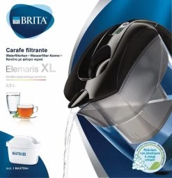 BRITA - Waterfilterkan Elemaris - Zwart - 3,5L - Inclusief 1 Maxtra+ Waterfilterpatroon -Bol Waterkoker Winkel 1156x1200 7