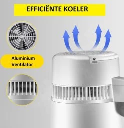 Vevor Destilleerapparaat- Destilleerketel - Water Destilleerder - 4L - Maak Zelf Gedestilleerd Water - Puur Water -Bol Waterkoker Winkel 1160x1200