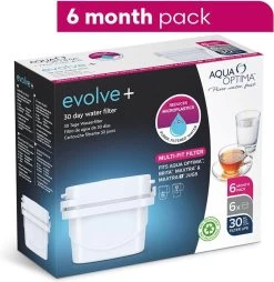 Aqua Optima Evolve+ Single Life - Wit - 6x 100 Liter -Bol Waterkoker Winkel 1165x1200 1