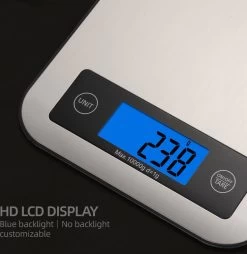 Digitale Precisie Keukenweegschaal - Weegvermogen Tot 10 KG - Incl. Batterijen - Grijs - RVS - Roestvrij Staal 8 Digitale Precisie Keukenweegschaal - Weegvermogen Tot 10 KG - Incl. Batterijen - Grijs - RVS - Roestvrij Staal -Bol Waterkoker Winkel 1166x1200 1