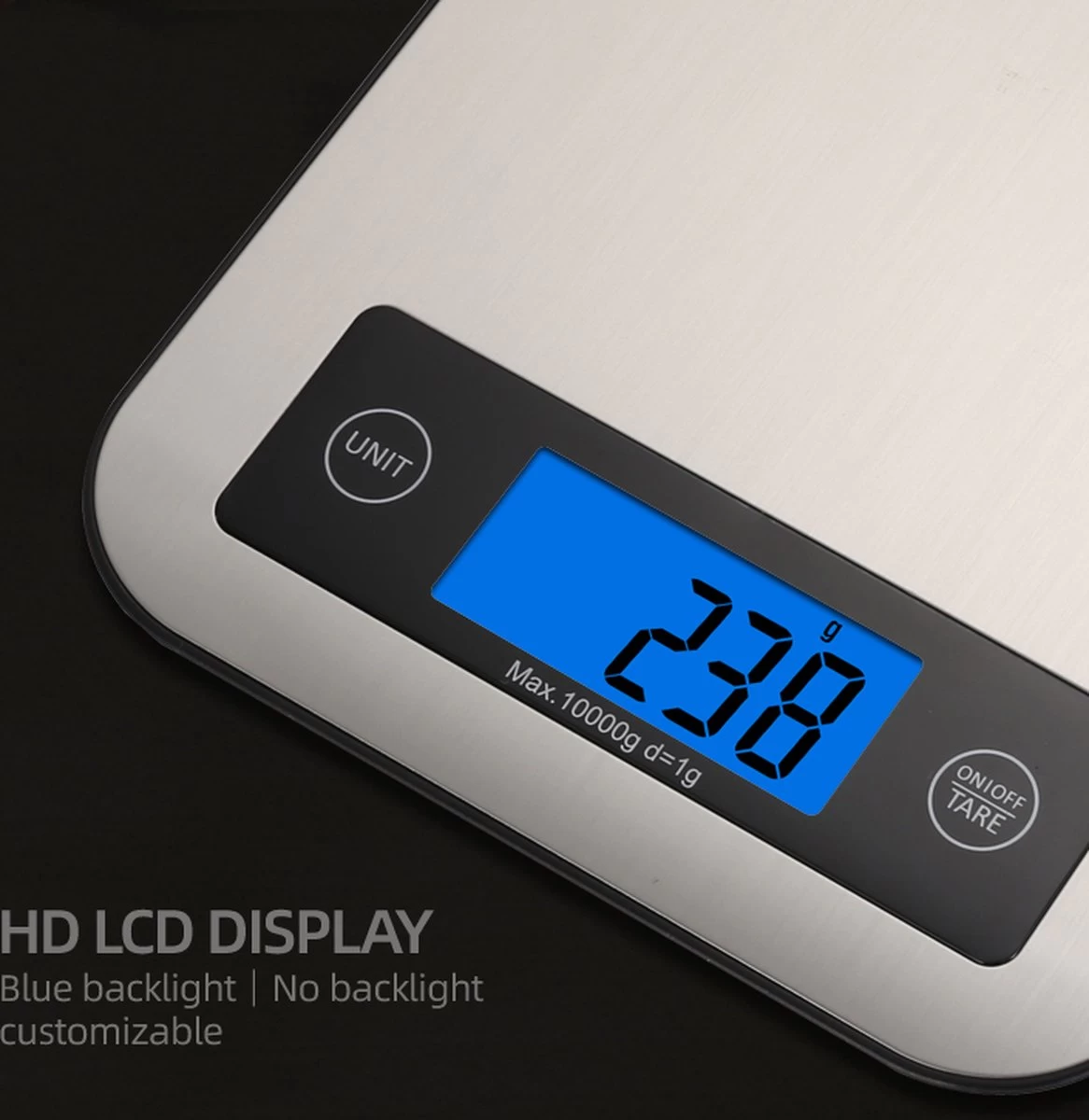 Digitale Precisie Keukenweegschaal - Weegvermogen tot 10 KG - Incl. batterijen - Grijs - RVS - Roestvrij Staal Digitale Precisie Keukenweegschaal - Weegvermogen Tot 10 KG - Incl. Batterijen - Grijs - RVS - Roestvrij Staal -Bol Waterkoker Winkel 1166x1200 1