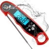 Merkloos Brauch TP900 Digitale Thermometer Voor Keuken, Koken, Voedsel Melk, Vlees, BBQ, Water, Thee Voor Binnen En Buiten, Waterdicht, RVS, Ultrasnel Rood