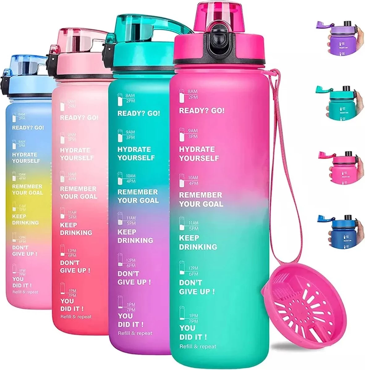 Splash®- Luxe Drinkfles - Motivatie Waterfles - Water Bottle - Waterfles 1 Liter - Bidon- Motivatie drinkfles - Tijdmarkering - Fruitfilter- Roze/Blauw - Inc. KOOK E-BOOK! Splash®- Luxe Drinkfles - Motivatie Waterfles - Water Bottle - Waterfles 1 Liter - Bidon- Motivatie Drinkfles - Tijdmarkering - Fruitfilter- Roze/Blauw - Inc. KOOK E-BOOK! -Bol Waterkoker Winkel 1181x1200 1