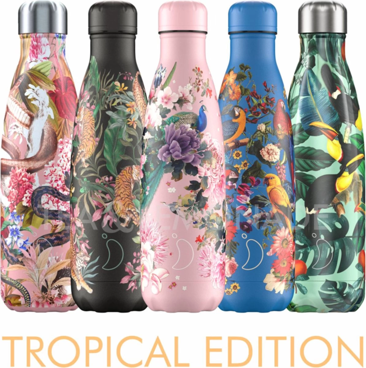 Chilly's Bottles - Peacock Peonies - Waterfles - 500ml - RVS Chilly's Bottles - Peacock Peonies - Waterfles - 500ml - RVS -Bol Waterkoker Winkel 1194x1200 13