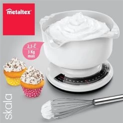 Tomado Metaltex - Skala Mechanische Keukenweegschaal - 3 Kg -Bol Waterkoker Winkel 1198x1200 1