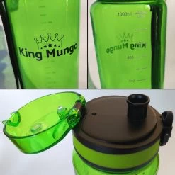 1 Liter Drinkfles - Vaatwasserbestendig - Sport Bidon Drinkbus King Mungo 1000ml Groen -Bol Waterkoker Winkel 1198x1200 16
