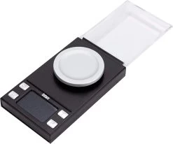 Imtex Precisieweegschaal 50 G / 0,001 Gram - Milligram-Weegschaal - Zakweegschaal - Laboratoriumweegschaal Met LCD-Display - Brievenweegschaal - Professionele Digitale Weegschaal - Goudweegschaal - Zwart -Bol Waterkoker Winkel 1200x1002