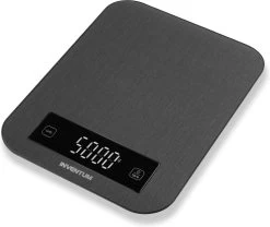 Inventum WS308B - Digitale Precisie Keukenweegschaal - Tot 10 Kg - Tarrafunctie - Zwart RVS -Bol Waterkoker Winkel 1200x1009 1