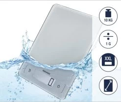 Soehnle Digitale Keukenweegschaal Page Aqua Proof - Zilver - Tot 10 Kg 18 Soehnle Digitale Keukenweegschaal Page Aqua Proof - Zilver - Tot 10 Kg -Bol Waterkoker Winkel 1200x1010