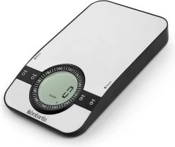 Brabantia Profile Keukenweegschaal - Rechthoekig - Met Kookwekker - RVS -Bol Waterkoker Winkel 1200x1011