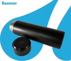Exomar® Slimme Thermosfles Met LCD Temperatuur Display - Curver Isolatiefles 500 ML - Matte Finish - Thermosbeker - Isoleerfles - Dubbelwandige Thermosfles - Thermoskan - Travel Mug - Bidon Drinkfles - Drinkflessen - RVS - Koffiebeker - Smart Thermos -Bol Waterkoker Winkel 1200x1029 1