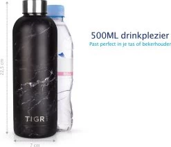 TIGR The Combo - Voordeelset Minimalist Thermosfles En Cup Warmhoudbeker - 500ml - Zwart Marmer 6 TIGR The Combo - Voordeelset Minimalist Thermosfles En Cup Warmhoudbeker - 500ml - Zwart Marmer -Bol Waterkoker Winkel 1200x1031