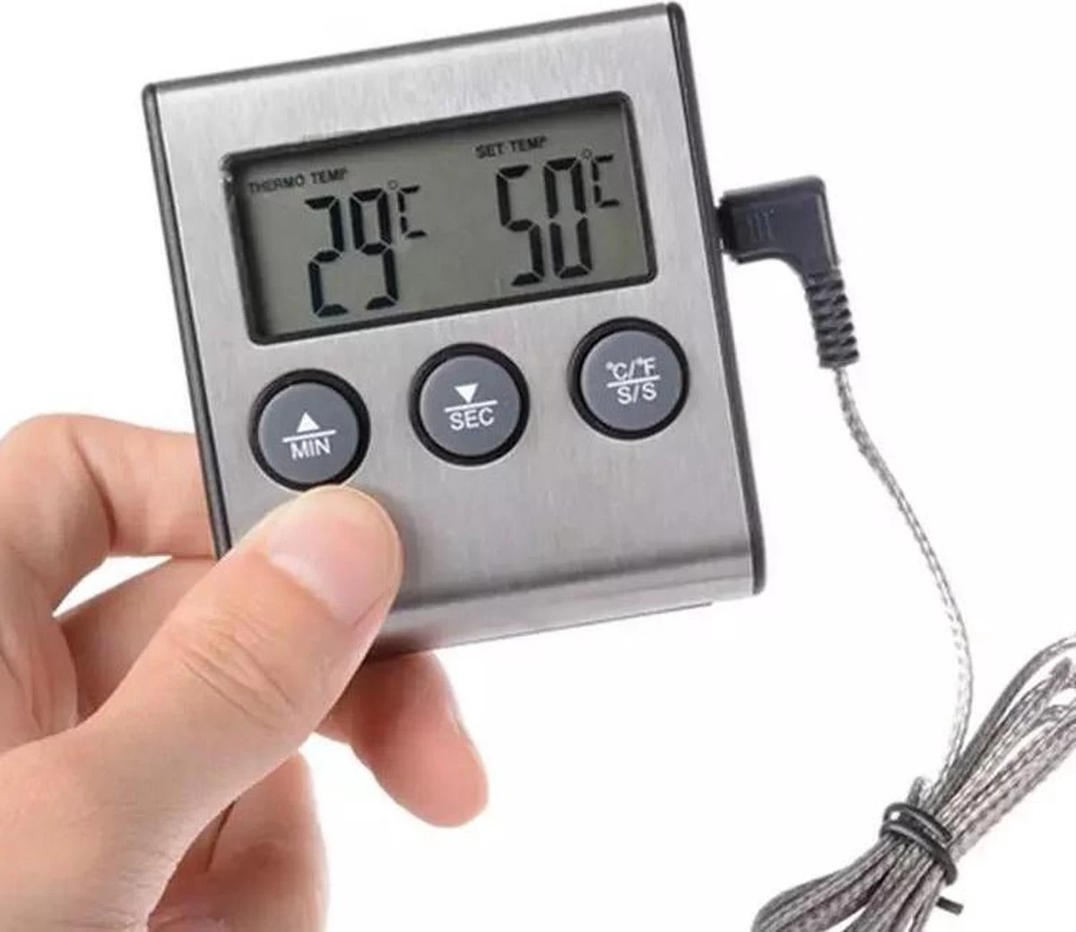Boticz - 2-in-1 Magnetische Digitale Kern Thermometer Met Keuken Timer Alarm - Magnetische Vloeistof/Vlees Temperatuurmeter Met Meetsonde Draad & Kook Timer - 0-250 Graden Celcius - Inclusief gratis batterijen Boticz - 2-in-1 Magnetische Digitale Kern Thermometer Met Keuken Timer Alarm - Magnetische Vloeistof/Vlees Temperatuurmeter Met Meetsonde Draad & Kook Timer - 0-250 Graden Celcius - Inclusief Gratis Batterijen -Bol Waterkoker Winkel 1200x1040 1