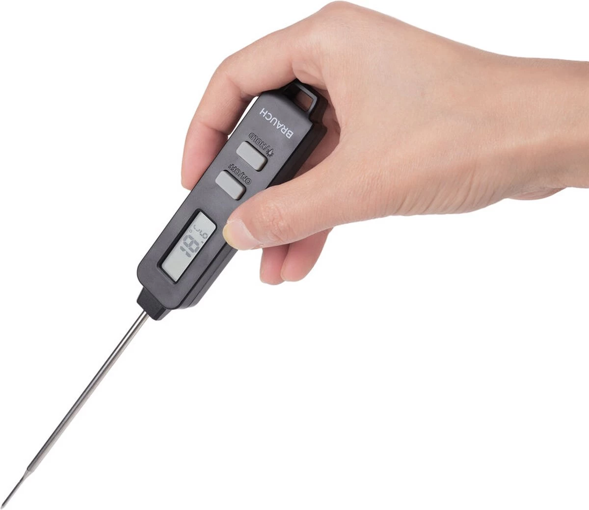 Brauch TP500 - Thermometer - Keukenthermometer - RVS - Voedsel Melk, Vlees, BBQ, Water, Zwart Brauch TP500 - Thermometer - Keukenthermometer - RVS - Voedsel Melk, Vlees, BBQ, Water, Zwart -Bol Waterkoker Winkel 1200x1040 4