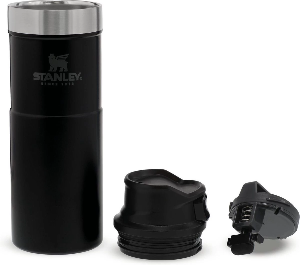 Stanley Trigger-Action Travel Mug 0.47L - thermosfles - Matt Black Stanley Trigger-Action Travel Mug 0.47L - Thermosfles - Matt Black -Bol Waterkoker Winkel 1200x1063 1