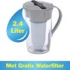 ZeroWater - 2,4 Liter - Ronde Waterfilterkan - Met Gratis Waterfilter & TDS Meter -Bol Waterkoker Winkel 1200x1063