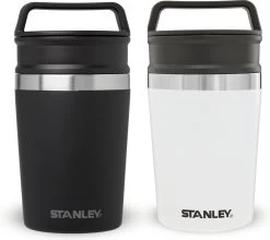 Stanley The Shortstack Travel Thermosbeker - 230 Ml - RVS/Mat Zwart -Bol Waterkoker Winkel 1200x1069 2