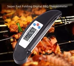 Gohh Digitale Vleesthermometer - Kookthermometer - Suikerthermometer - Inklapbare Sonde - BBQ Thermometer - LCD Scherm - Meter Tot 300 °C - Zwart -Bol Waterkoker Winkel 1200x1078 3