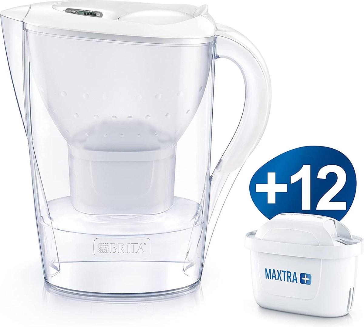 BRITA - Waterfilterkan Marella Cool - Wit - 2,4L + 12 MAXTRA+ Waterfilterpatronen BRITA - Waterfilterkan Marella Cool - Wit - 2,4L + 12 MAXTRA+ Waterfilterpatronen -Bol Waterkoker Winkel