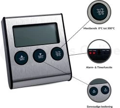 Merkloos MDO Vleesthermometer - Keukenthermometer - Digitaal - BBQ Thermometer - Oventhermometer - Kookthermometer- RVS 4 Merkloos MDO Vleesthermometer - Keukenthermometer - Digitaal - BBQ Thermometer - Oventhermometer - Kookthermometer- RVS -Bol Waterkoker Winkel 1200x1083